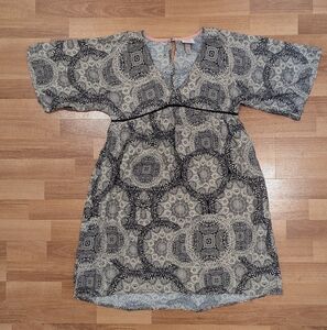 Knox Rose Short Sleeve Boho Tunic Top